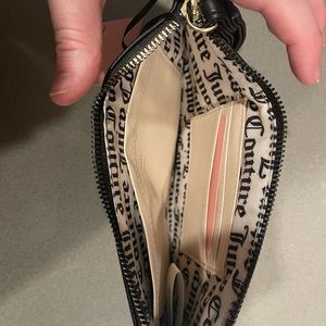 NWT Juicy Couture Sleek Black Wristlet